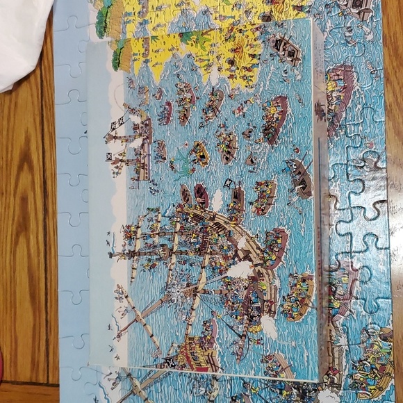 Where's Waldo Being a Pirate Jigsaw Puzzle 100 Pieces Vintage 1991 - Picture 3 of 11